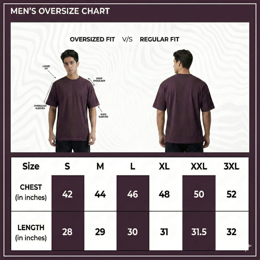 Bulk Baggy Fit Drop shoulder T-Shirts | Maroon | Round Neck, Pure Cotton, Bio Wash |