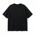 Bulk Baggy Fit Drop shoulder T-Shirts | Black | Round Neck, Pure Cotton, Bio Wash |