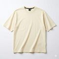 Bulk Baggy Fit Drop shoulder T-Shirts | Off-White | Round Neck, Pure Cotton, Bio Wash |