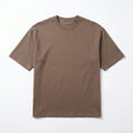 Bulk Baggy Fit Drop shoulder T-Shirts | Brown | Round Neck, Pure Cotton, Bio Wash |