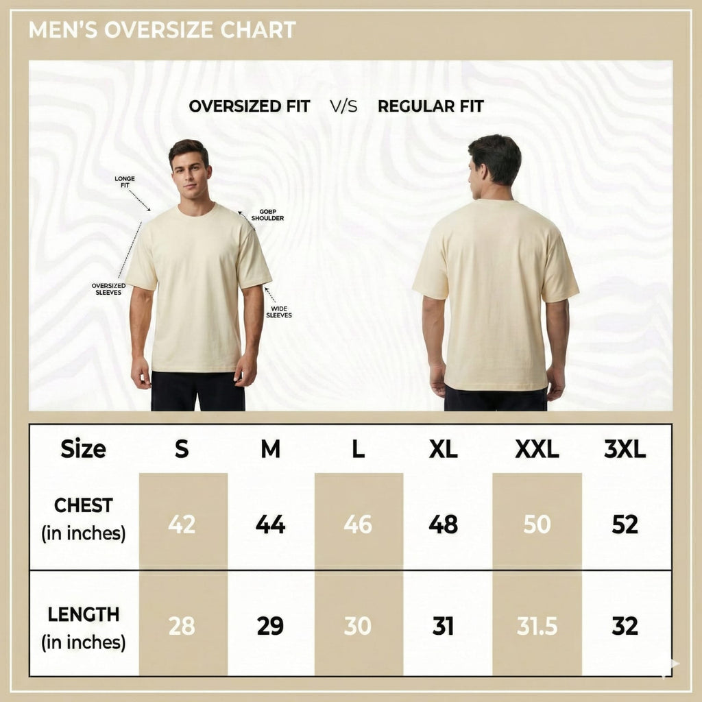 Bulk Baggy Fit Drop shoulder T-Shirts | Off-White | Round Neck, Pure Cotton, Bio Wash |