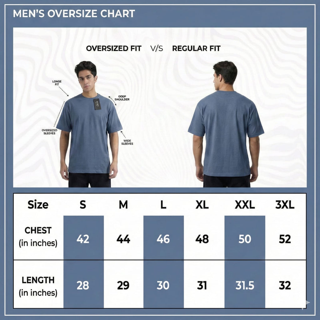 Bulk Baggy Fit Drop shoulder T-Shirts | Navy | Round Neck, Pure Cotton, Bio Wash |